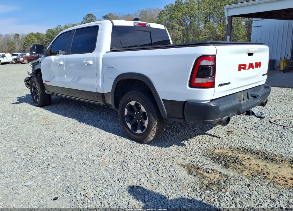 2019 RAM 1500 REBEL  4X4 5'7 BOX VIN: 1C6SRFLTXKN559978