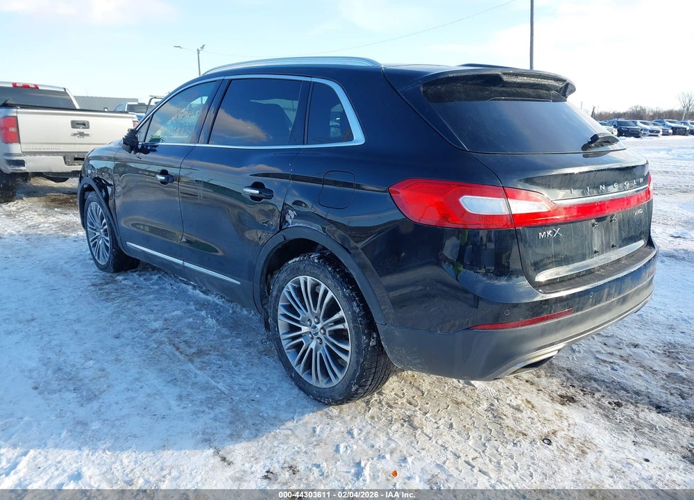 2016 LINCOLN MKX RESERVE VIN: 2LMTJ8LR3GBL74663