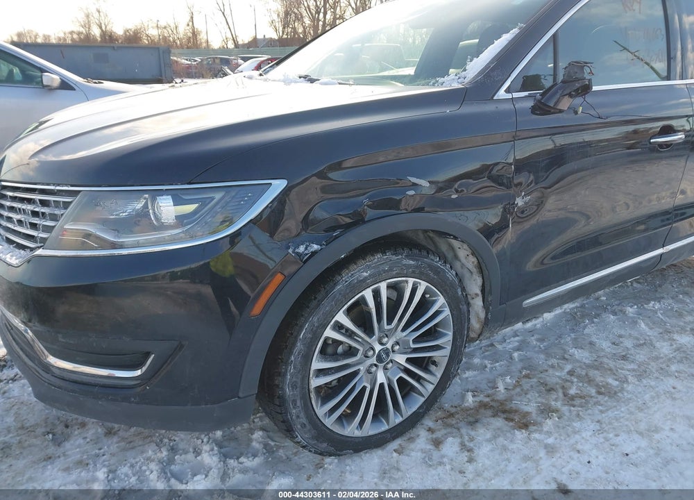 2016 LINCOLN MKX RESERVE VIN: 2LMTJ8LR3GBL74663