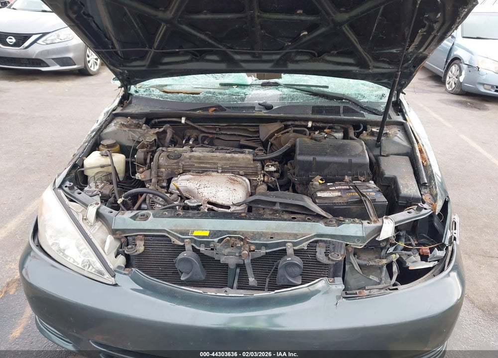 2002 TOYOTA CAMRY XLE VIN: 4T1BE30K82U521634