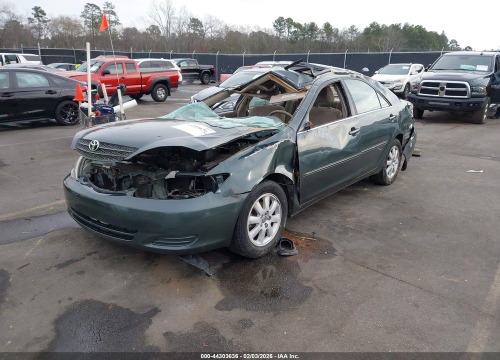 2002 TOYOTA CAMRY XLE VIN: 4T1BE30K82U521634