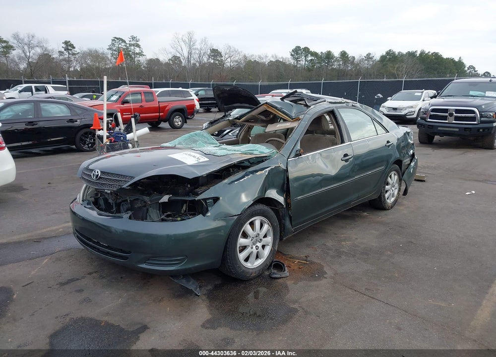 2002 TOYOTA CAMRY XLE VIN: 4T1BE30K82U521634