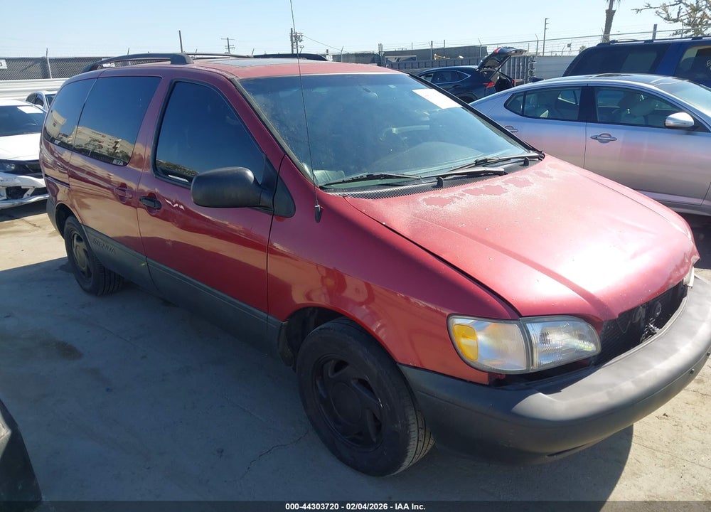 2000 TOYOTA SIENNA XLE VIN: 4T3ZF13C7YU171370