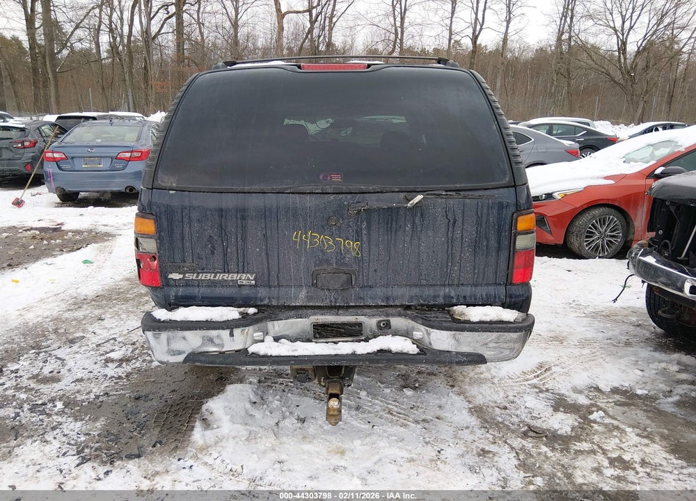 2006 CHEVROLET SUBURBAN 1500 LS VIN: 1GNFK16Z26J137113