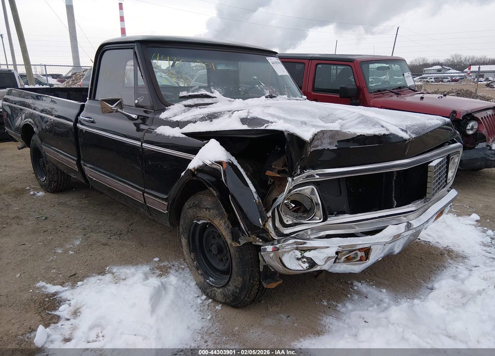 1971 CHEVY C10 CAB & CHASSIS VIN: 00000CE141A616904