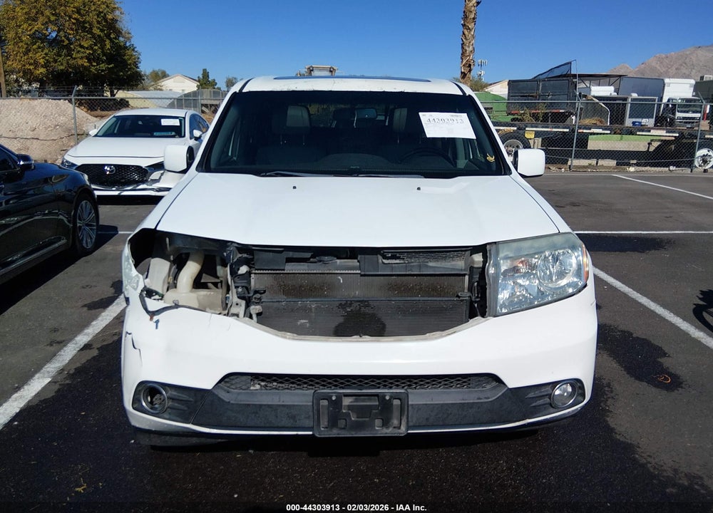 2013 HONDA PILOT EX-L VIN: 5FNYF3H66DB020367