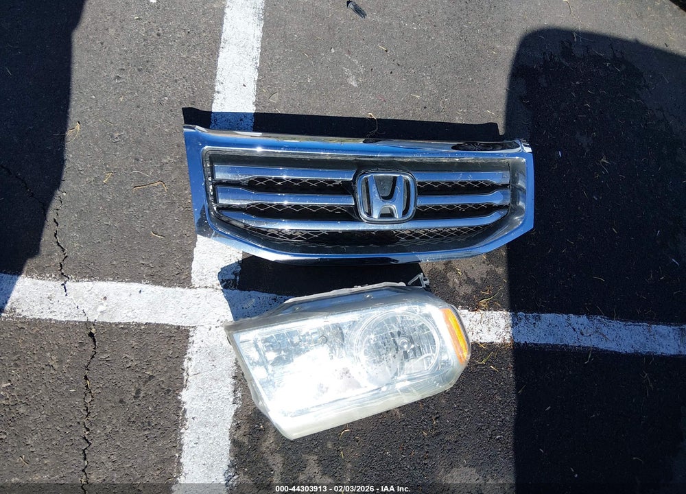 2013 HONDA PILOT EX-L VIN: 5FNYF3H66DB020367