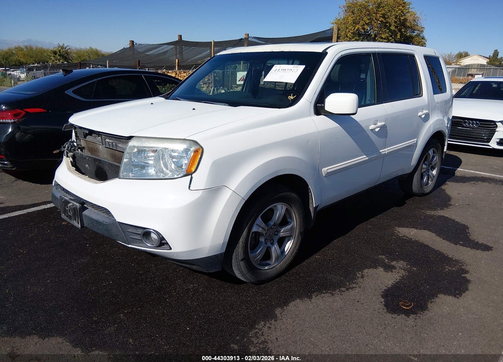 2013 HONDA PILOT EX-L VIN: 5FNYF3H66DB020367