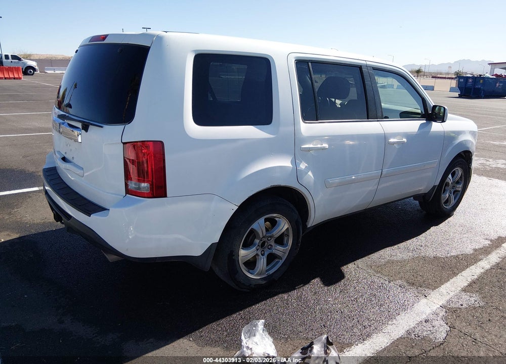 2013 HONDA PILOT EX-L VIN: 5FNYF3H66DB020367
