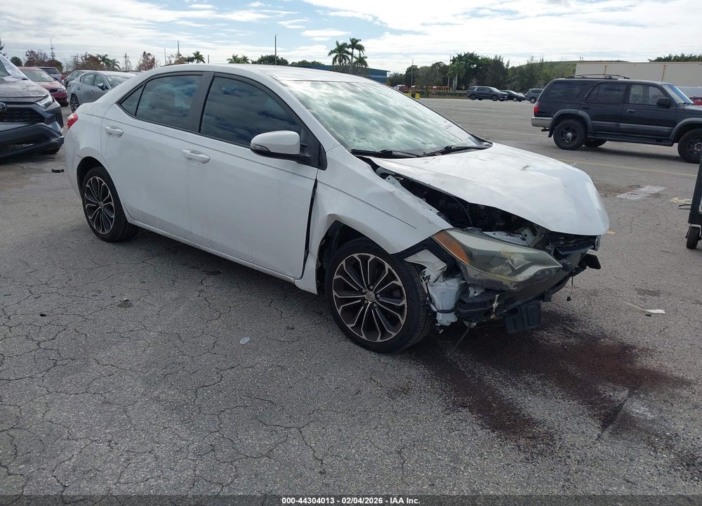 2016 TOYOTA COROLLA S PLUS VIN: 2T1BURHE4GC609836