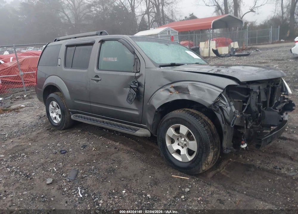 2008 NISSAN PATHFINDER S VIN: 5N1AR18UX8C606483
