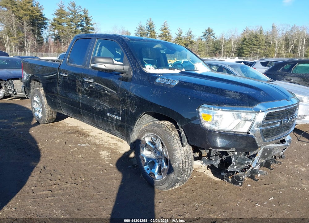2020 RAM 1500 BIG HORN  4X4 6'4 BOX VIN: 1C6SRFBT1LN224370