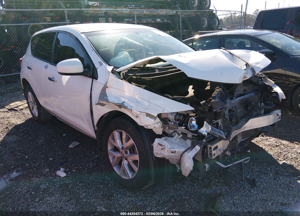 2014 NISSAN MURANO S VIN: JN8AZ1MU7EW405035
