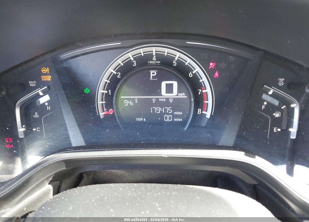 2017 HONDA CR-V LX VIN: 2HKRW5H37HH402016
