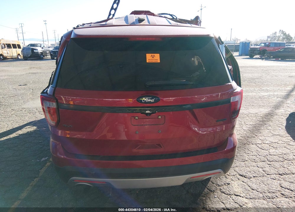 2016 FORD EXPLORER XLT VIN: 1FM5K8D85GGB66588