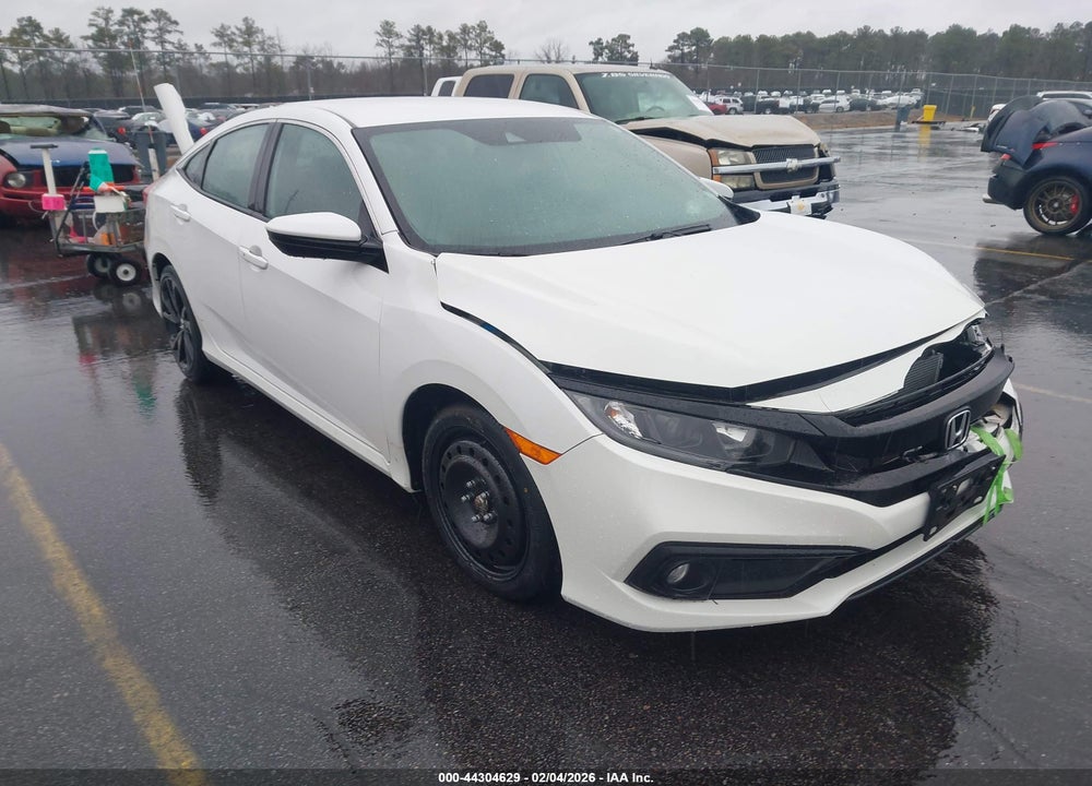 2019 HONDA CIVIC SPORT VIN: 2HGFC2F8XKH501231