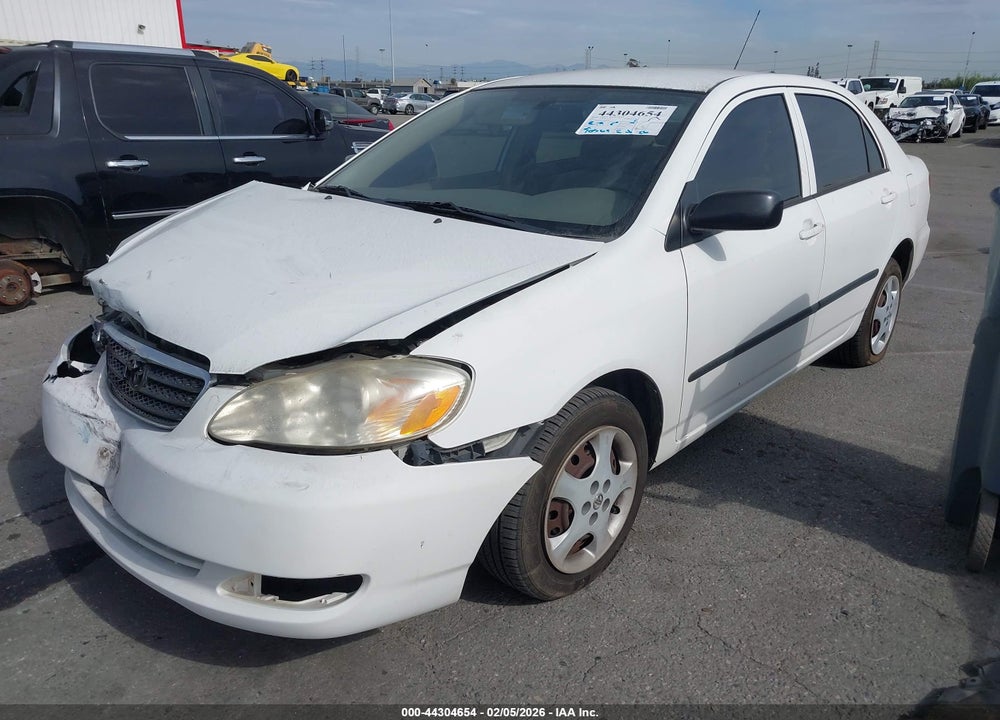 2005 TOYOTA COROLLA CE VIN: JTDBR32E252059782