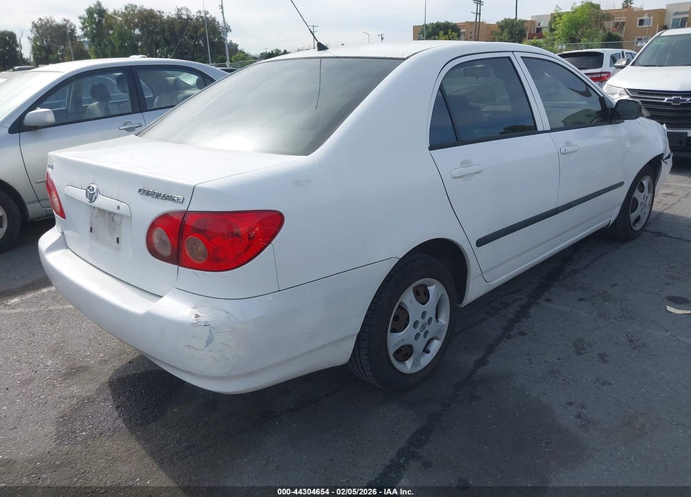 2005 TOYOTA COROLLA CE VIN: JTDBR32E252059782