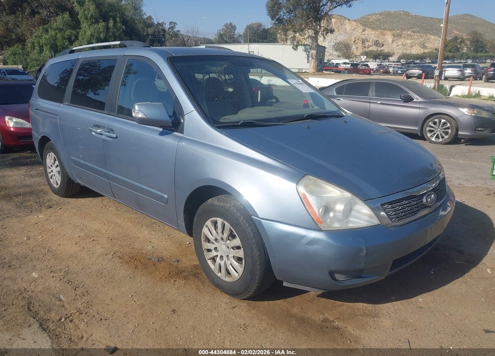 2011 KIA SEDONA LX VIN: KNDMG4C77B6384582