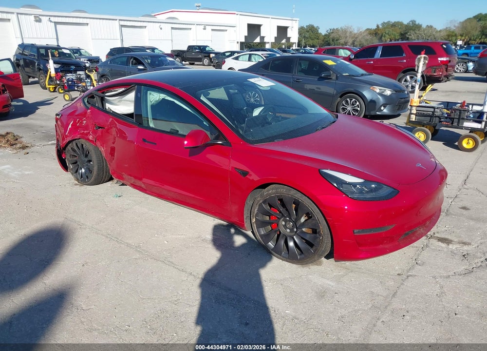 2021 TESLA MODEL 3 PERFORMANCE DUAL MOTOR ALL-WHEEL DRIVE VIN: 5YJ3E1EC2MF024279