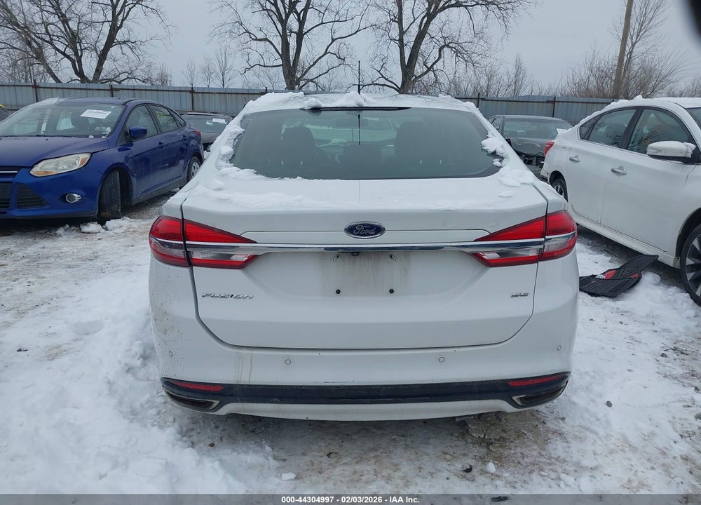 2017 FORD FUSION SE VIN: 3FA6P0T97HR365048