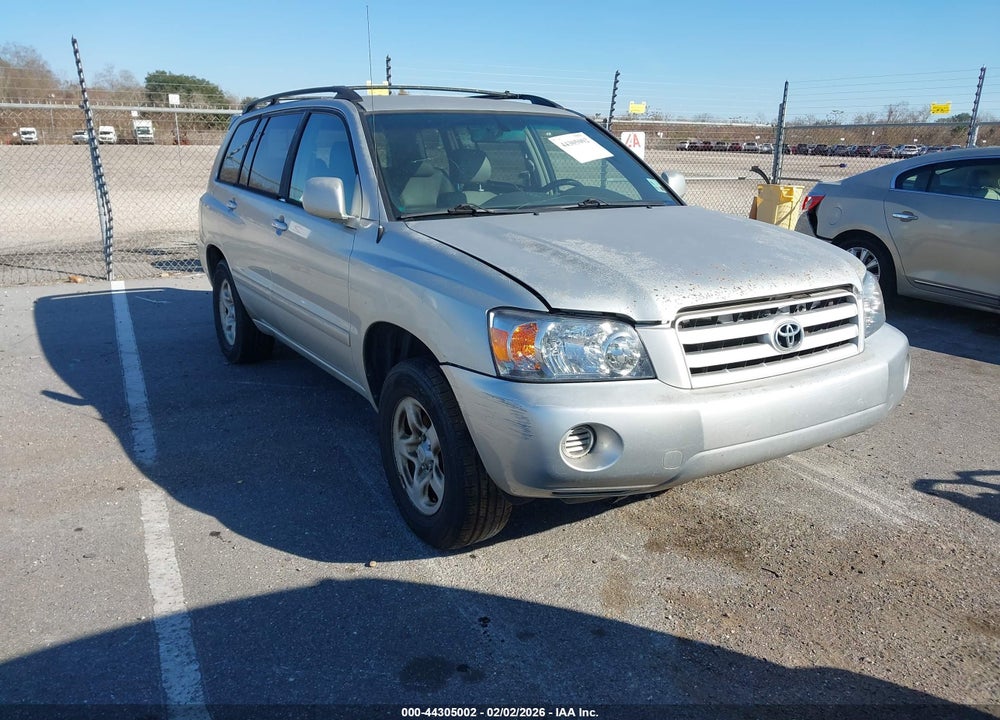 2004 TOYOTA HIGHLANDER VIN: JTEDD21AX40098819