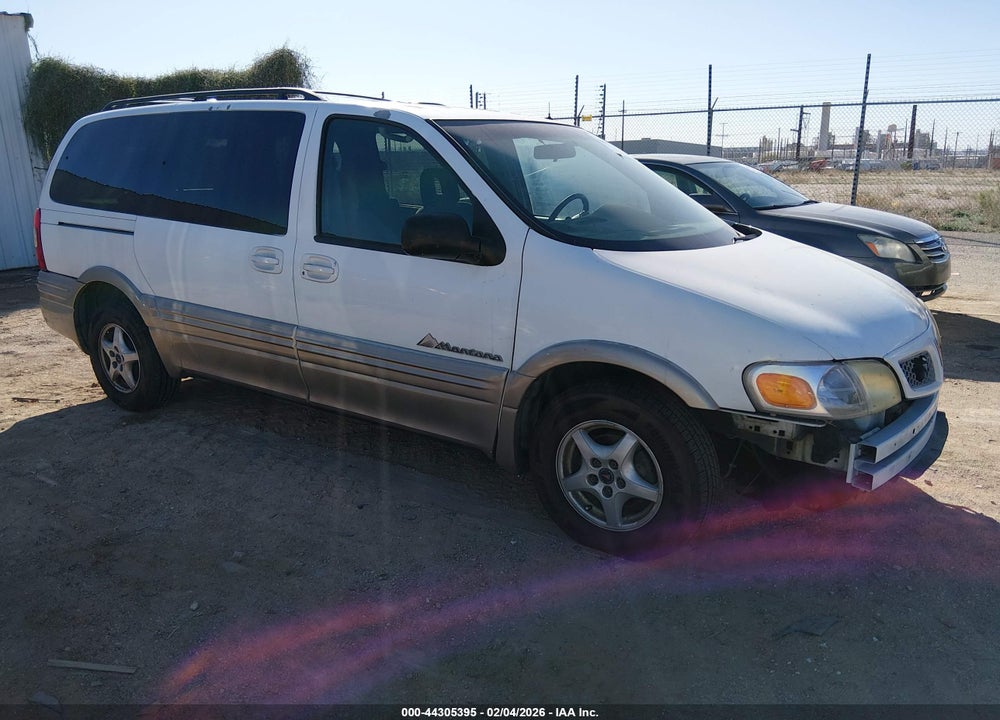2001 PONTIAC MONTANA M16 W/1SF PKG. VIN: 1GMDX03EX1D231661