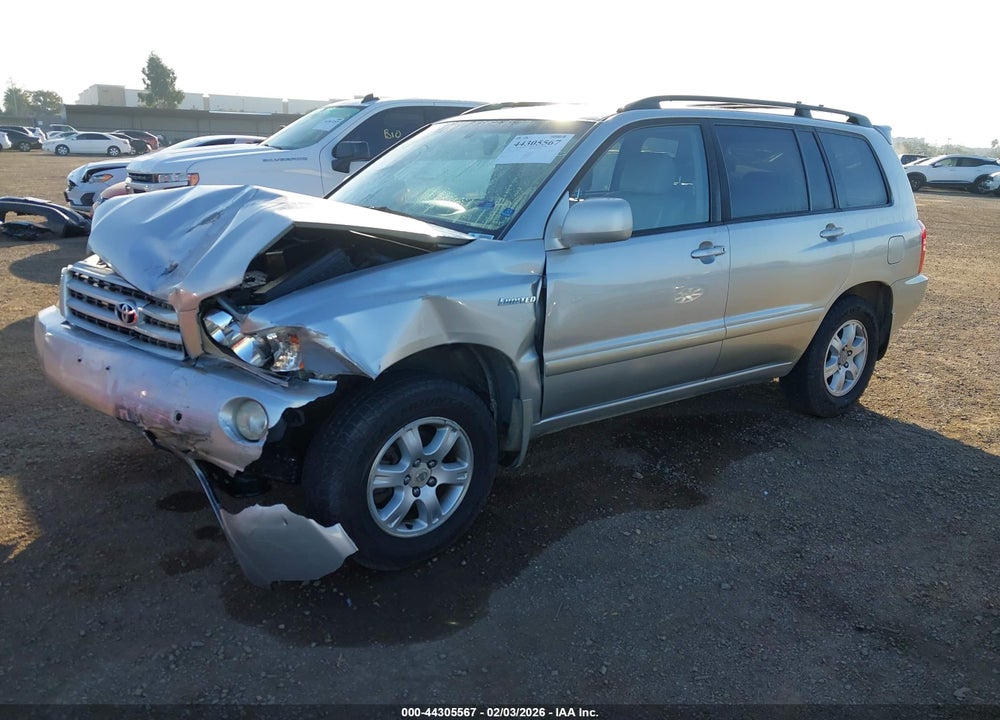 2002 TOYOTA HIGHLANDER LIMITED V6 VIN: JTEGF21A120051859