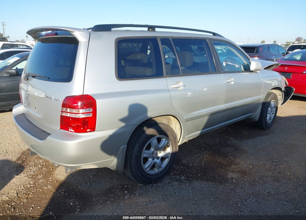 2002 TOYOTA HIGHLANDER LIMITED V6 VIN: JTEGF21A120051859