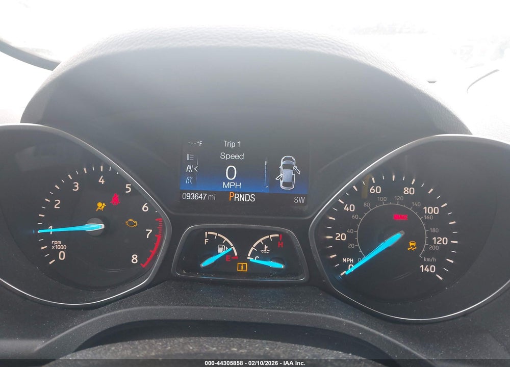 2017 FORD ESCAPE SE VIN: 1FMCU9G94HUA97794