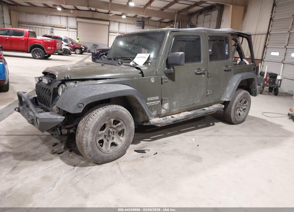 2015 JEEP WRANGLER UNLIMITED SPORT VIN: 1C4BJWDG5FL740747