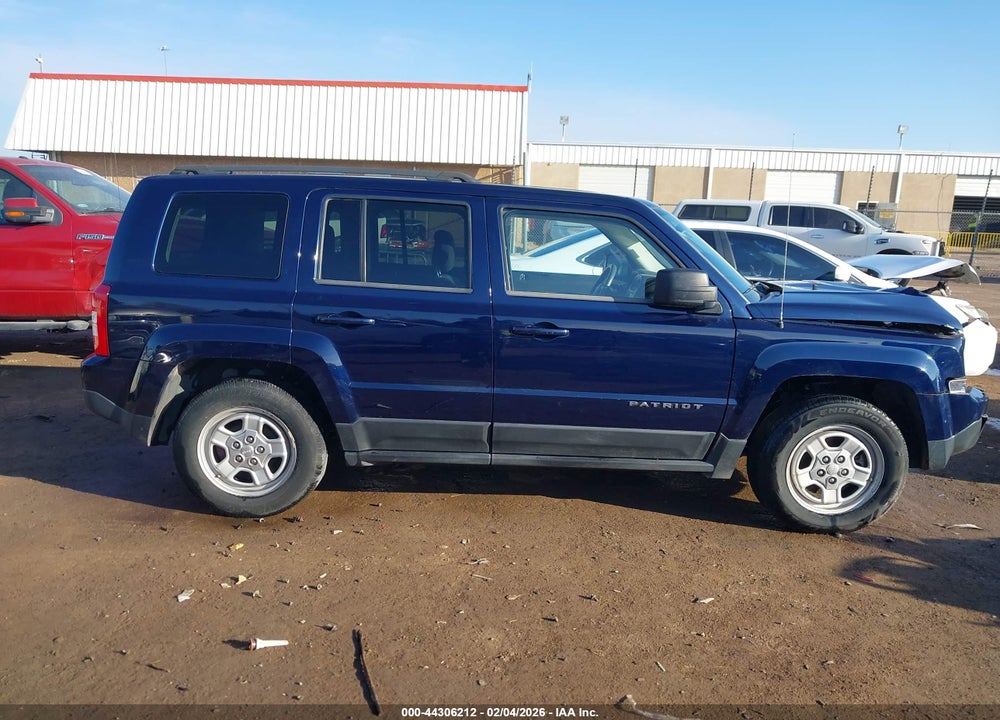 2014 JEEP PATRIOT SPORT VIN: 1C4NJPBA3ED618995
