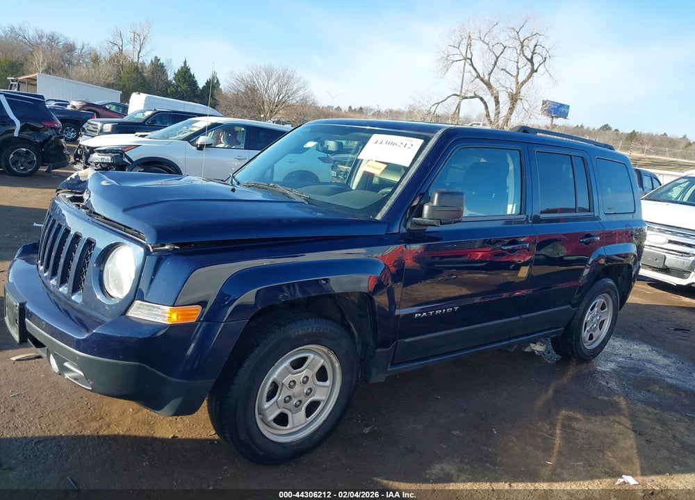 2014 JEEP PATRIOT SPORT VIN: 1C4NJPBA3ED618995