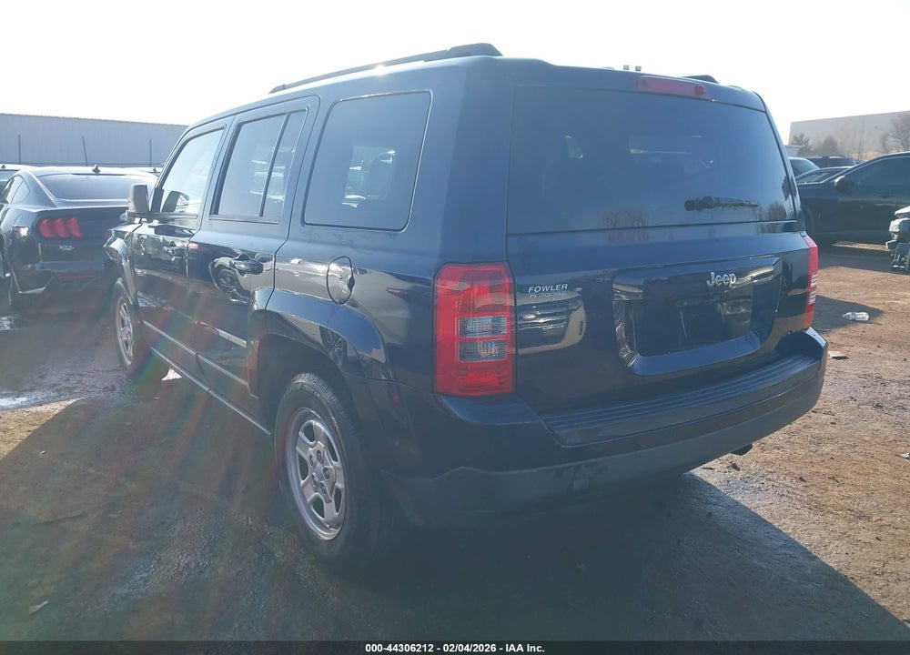 2014 JEEP PATRIOT SPORT VIN: 1C4NJPBA3ED618995