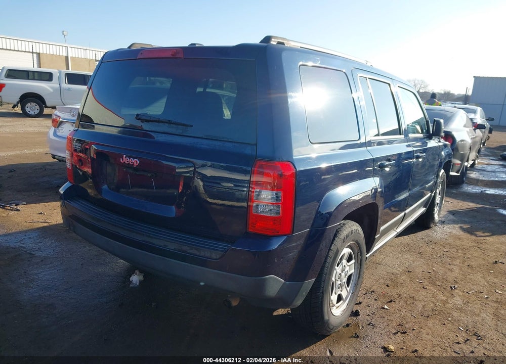 2014 JEEP PATRIOT SPORT VIN: 1C4NJPBA3ED618995