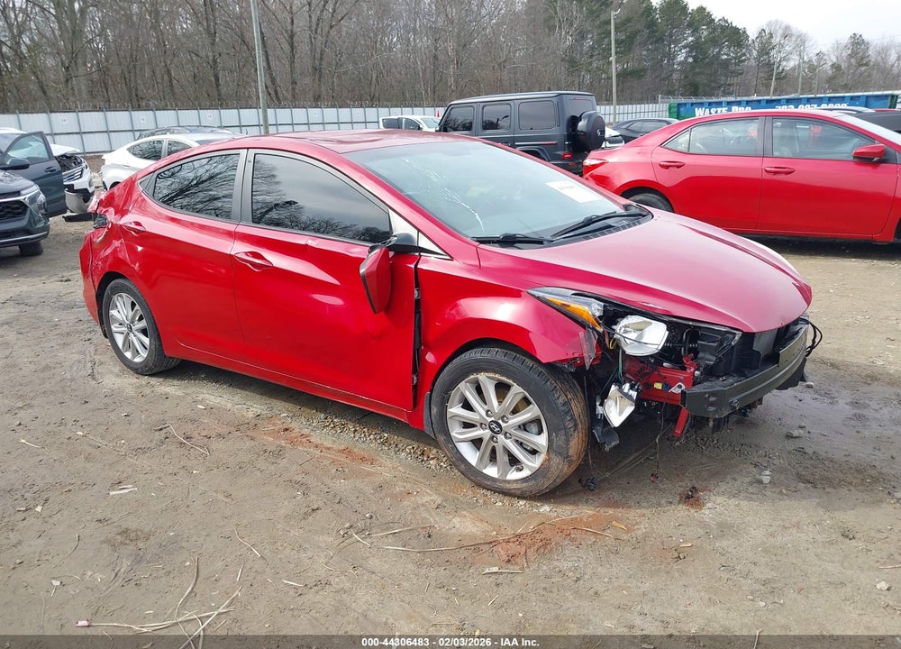 2016 HYUNDAI ELANTRA SE VIN: KMHDH4AE8GU557135