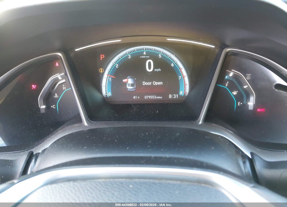 2018 HONDA CIVIC EXL VIN: JHMFC1F79JX001473