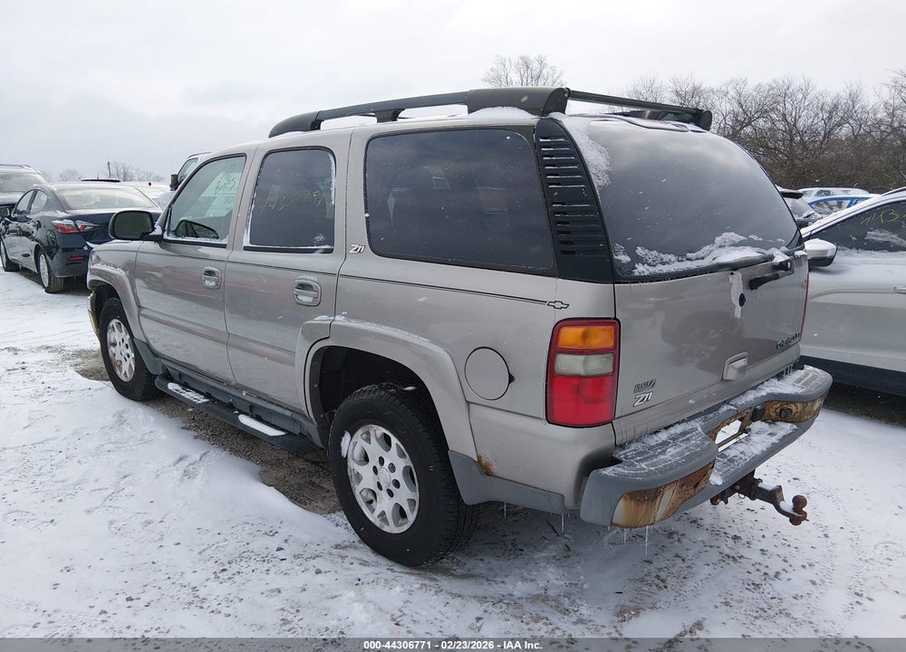 2003 CHEVROLET TAHOE Z71 VIN: 1GNEK13Z93R312227