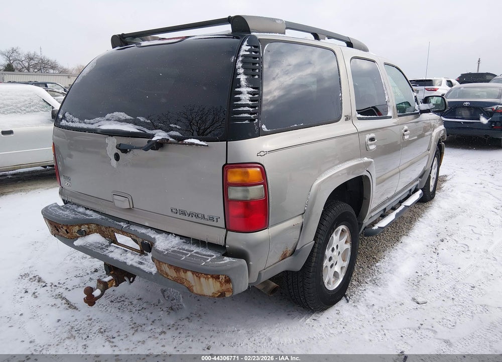 2003 CHEVROLET TAHOE Z71 VIN: 1GNEK13Z93R312227