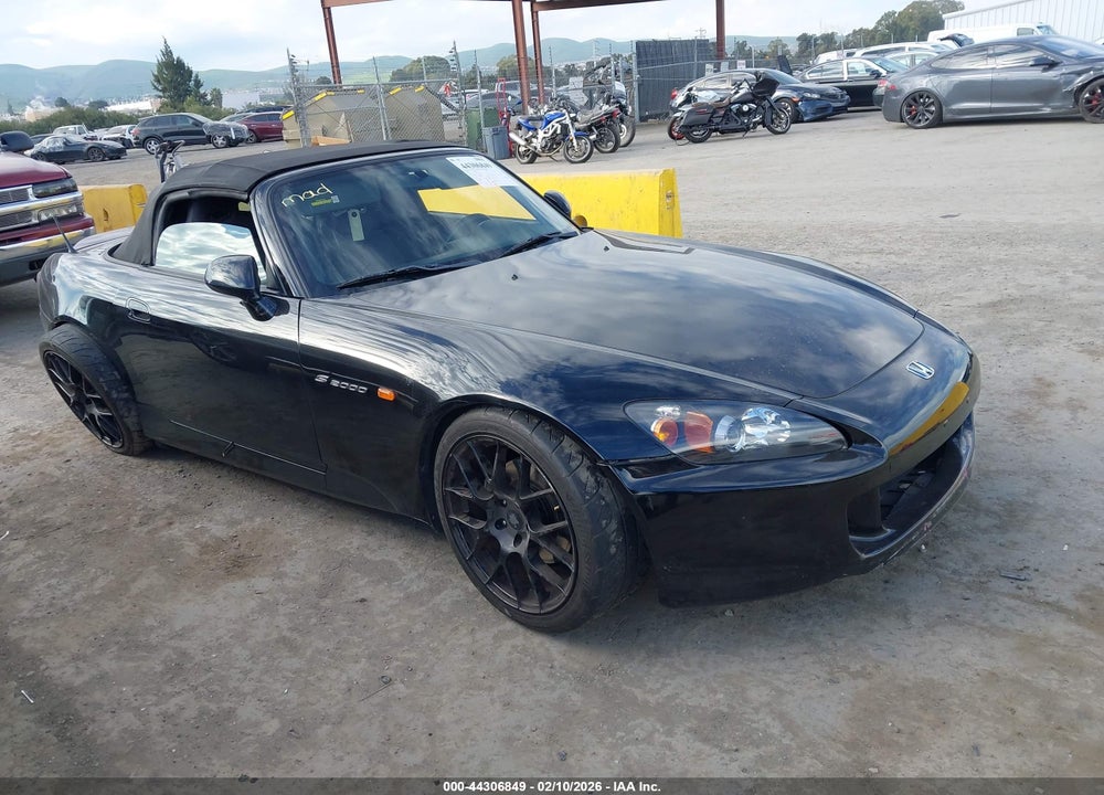 2003 HONDA S2000 VIN: JHMAP11493T002516