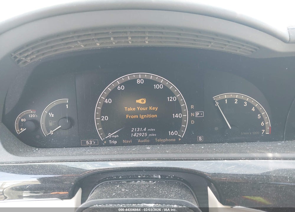 2008 MERCEDES-BENZ S 550 VIN: WDDNG71X58A200325