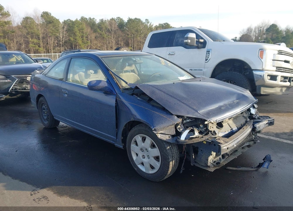 2002 HONDA CIVIC EX VIN: 1HGEM22982L024597