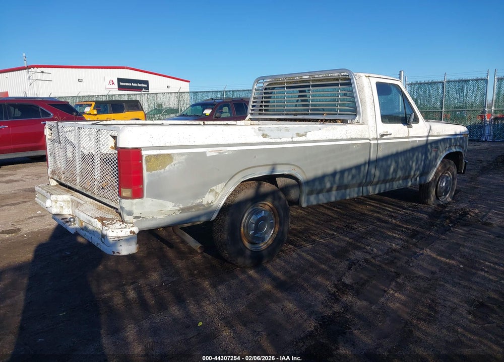 1986 FORD F250 VIN: 1FTEF25N5GKA63663