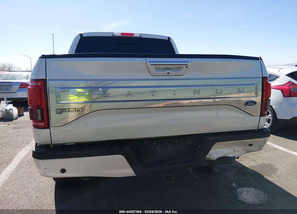 2015 FORD F-150 PLATINUM VIN: 1FTEW1EG2FFA34463