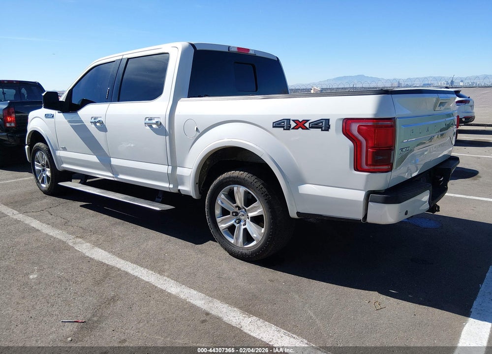 2015 FORD F-150 PLATINUM VIN: 1FTEW1EG2FFA34463