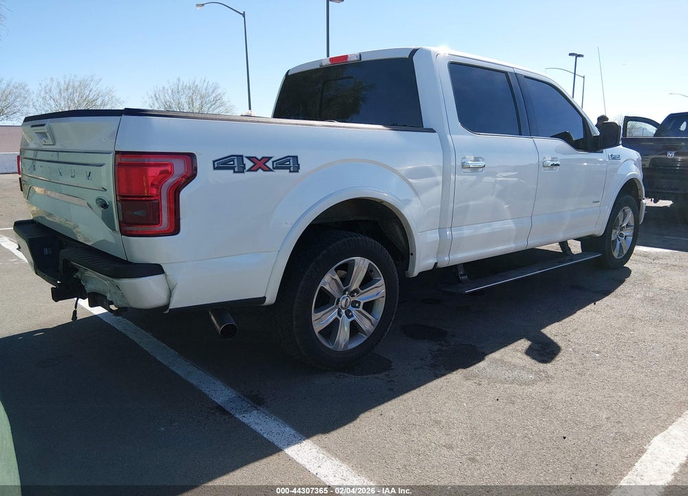 2015 FORD F-150 PLATINUM VIN: 1FTEW1EG2FFA34463