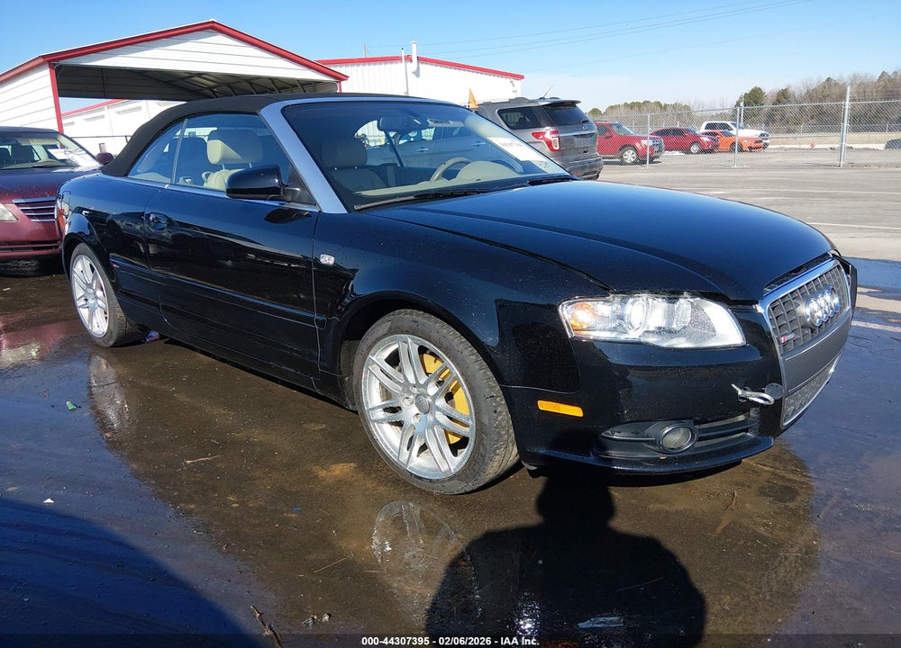 2009 AUDI A4 2.0T CABRIOLET QUATTRO VIN: WAUDF48H99K010008