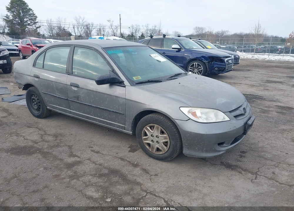 2005 HONDA CIVIC VP VIN: 2HGES16465H608562