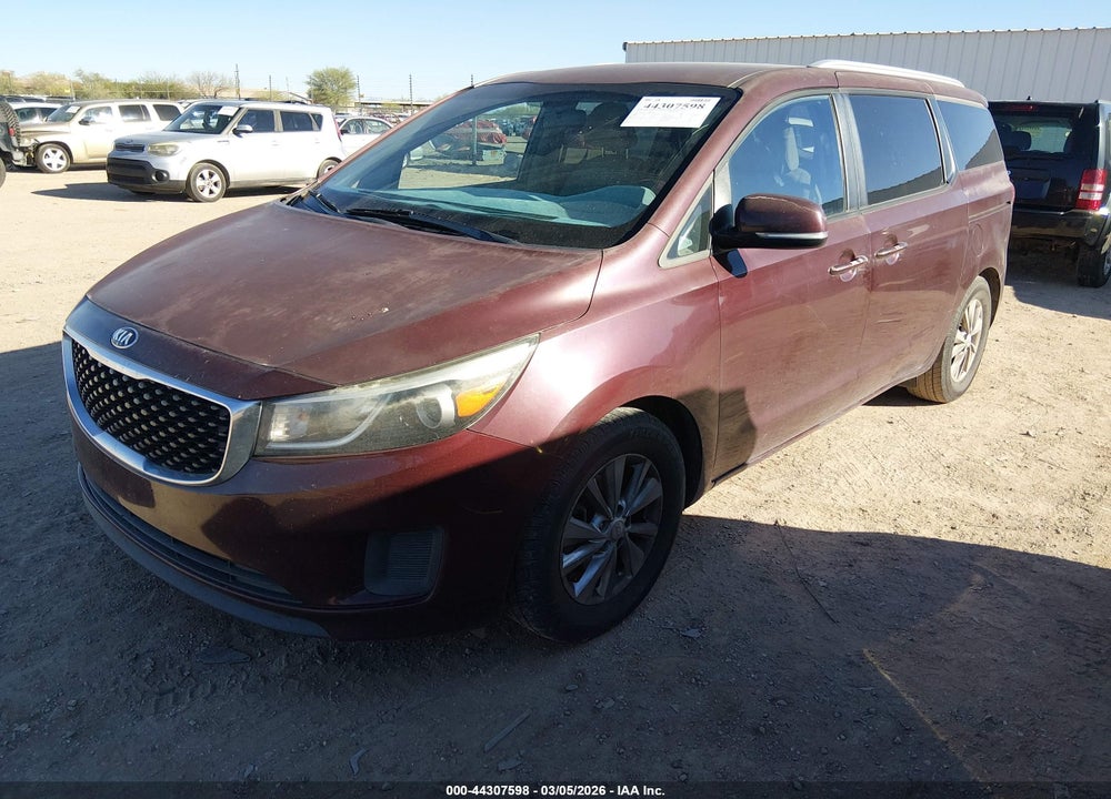 2015 KIA SEDONA LX VIN: KNDMB5C1XF6060872
