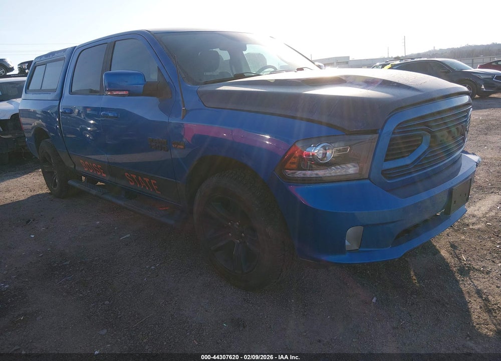 2018 RAM 1500 SPORT  4X4 5'7 BOX VIN: 1C6RR7MT2JS192481